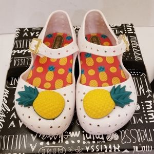 Mini Melissa pineapple shoes 7